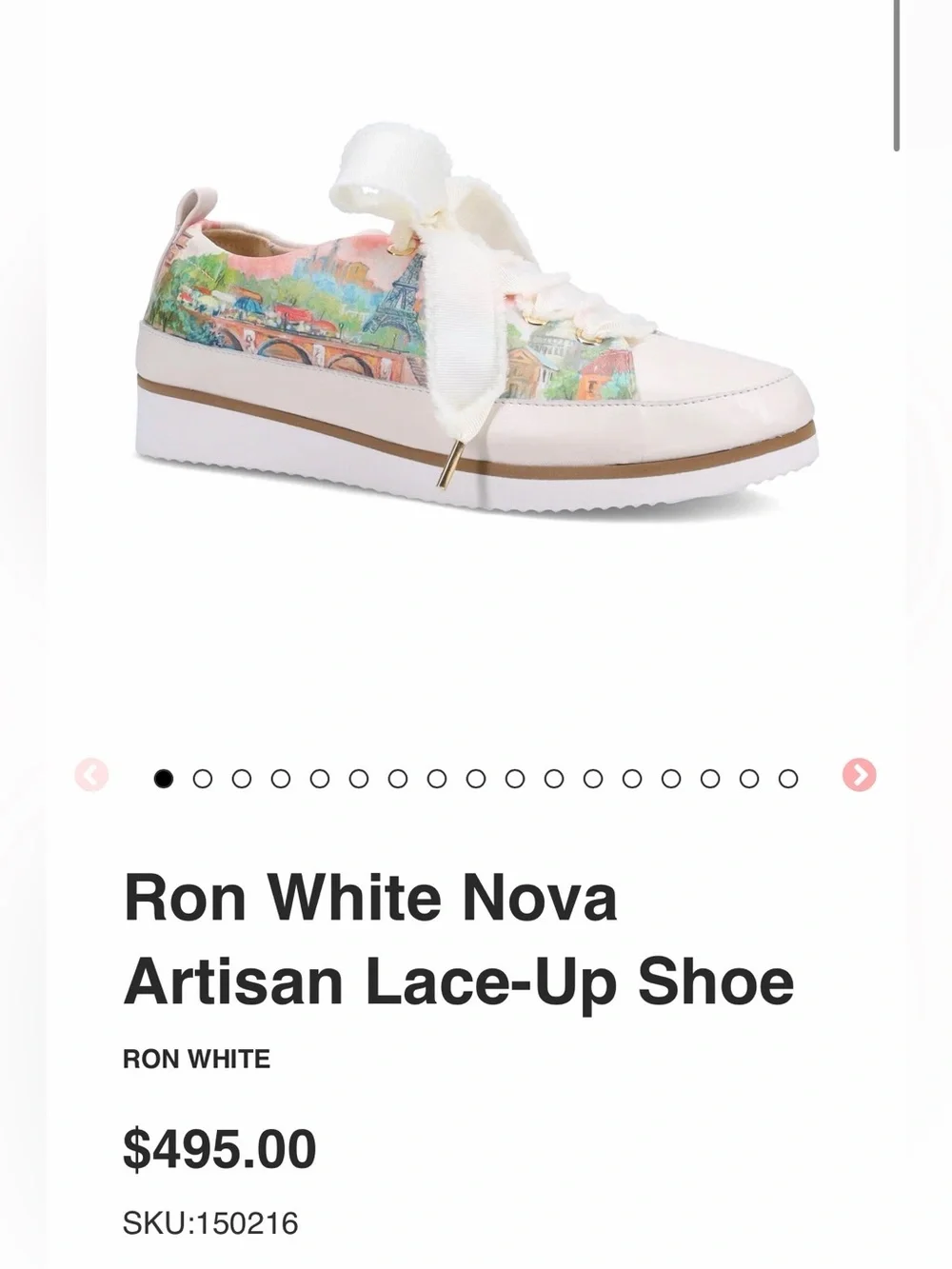 Ron White Nova Artisan Lace Up Shoe